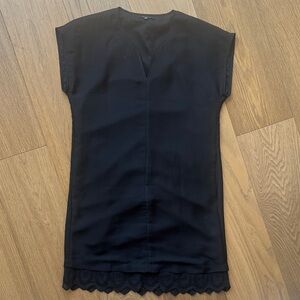Madewell black shift dress